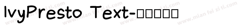 IvyPresto Text字体转换
